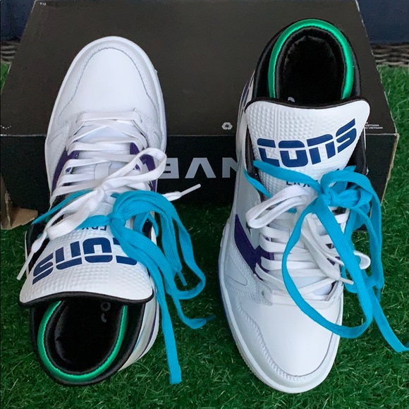 Converse ERX 260 MID Wht/court purple/bold Jade Wm - Picture 15 of 16